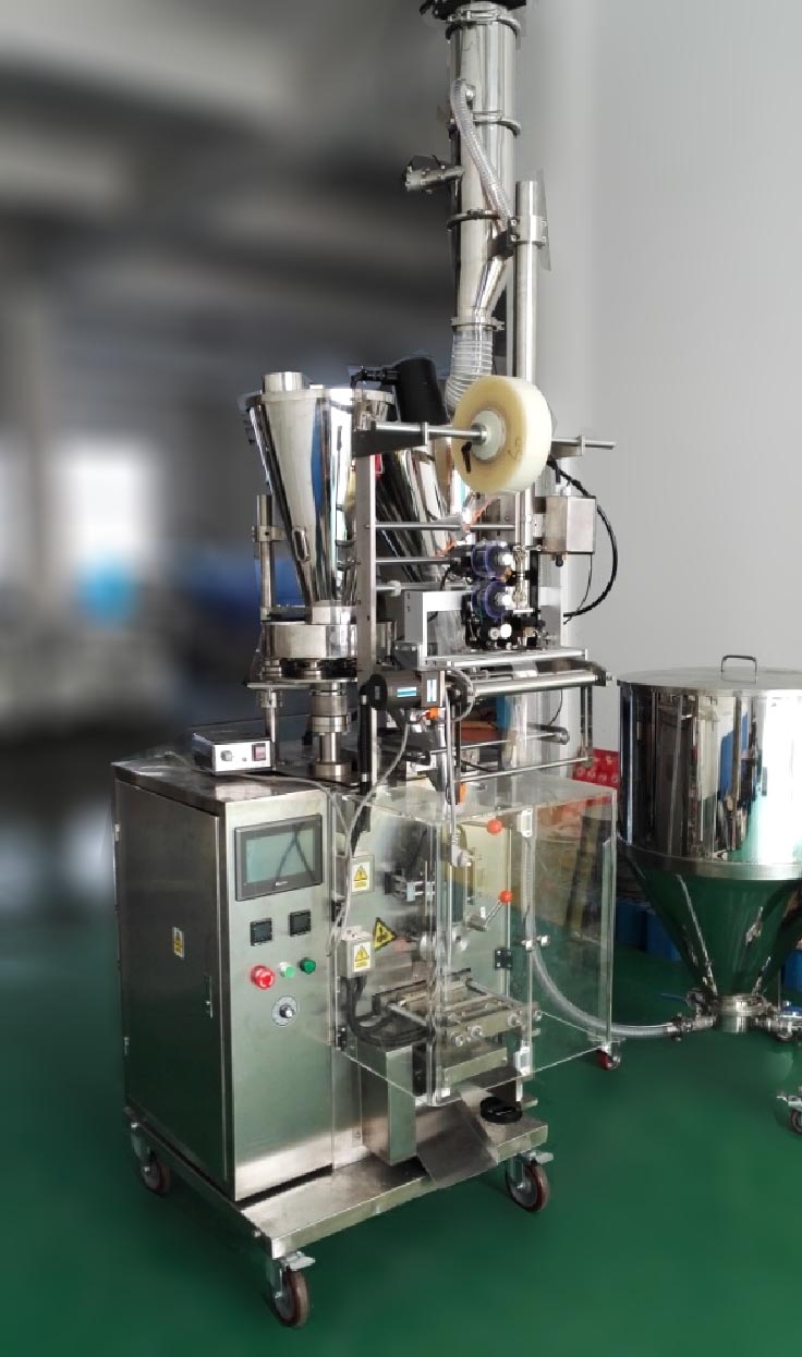 Máquina vertical de enchimento e embalagem TRF-340B