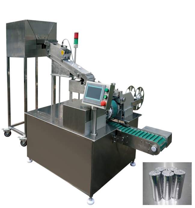 Máquina TRFW-4 de envolvimento em folha de alumínio e papel