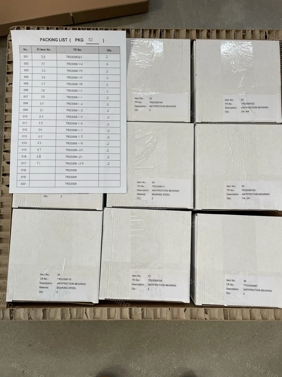 Rolamento de substituição para BBTD, BBS e CD8 02