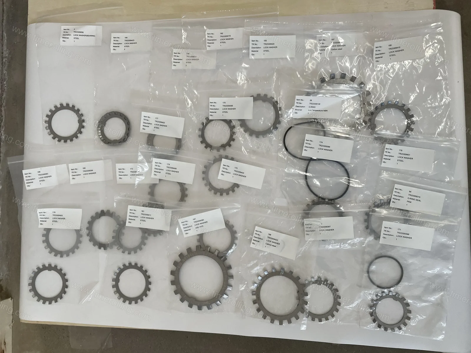 Anilha de bloqueio de substituição para BBTD, BBS e CD8 05