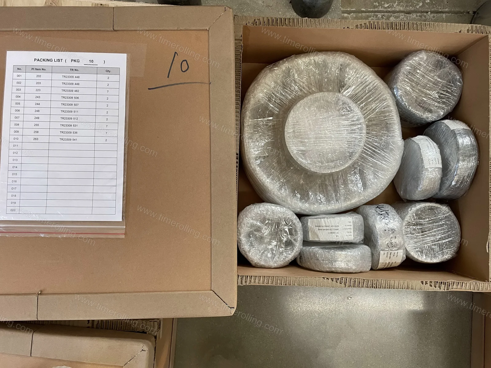 Anéis de desgaste de substituição para BBTD, BBS e CD8 07