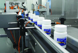 Linha de embalagem farmacêutica