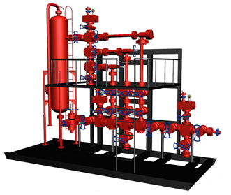 Manifold vertical offshore